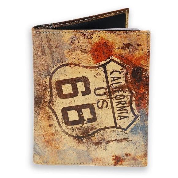 🤎ROUTE 66 PASSPORT HOLDER - Picture 3 of 10